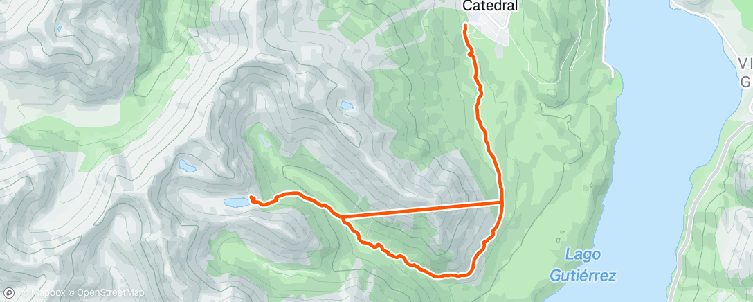 Map of the activity, Morning Trail Run