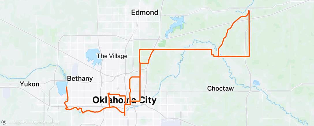 Карта физической активности (Morning Ride)