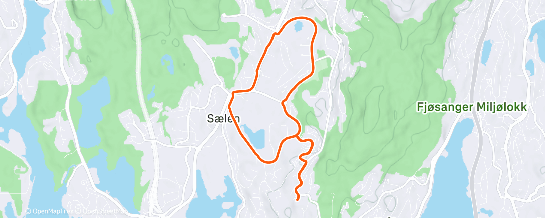 Map of the activity, Daling