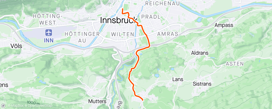 Map of the activity, Zwift - 02. Endurance Escalator [Lite] in Innsbruck