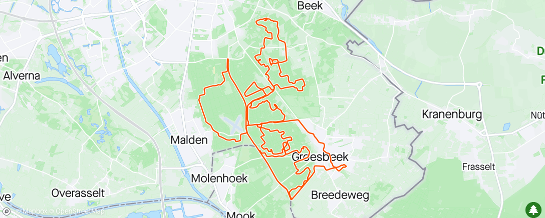 Mapa da atividade, Ochtendrit
