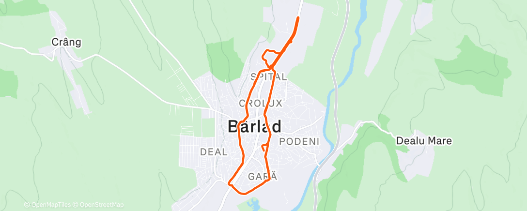 Карта физической активности (Marathon Local pentru sfârșit de:)