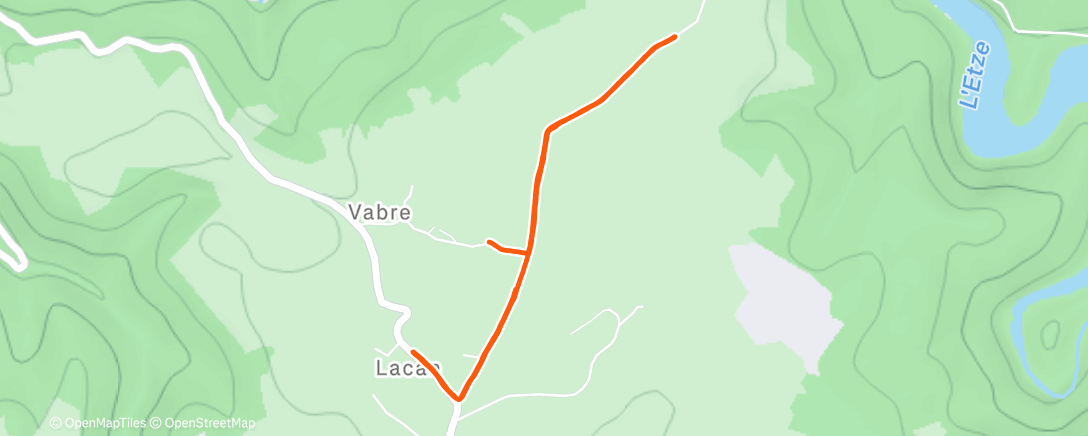 Карта физической активности (Petite dernière à la campagne)