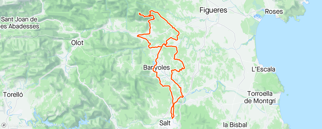 Карта физической активности (ChainGang 🫶🏼 and Keeley's Mare de DEBUT del Mont)