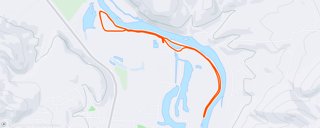 Map of the activity, River