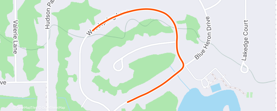 Map of the activity, Lunch Walk