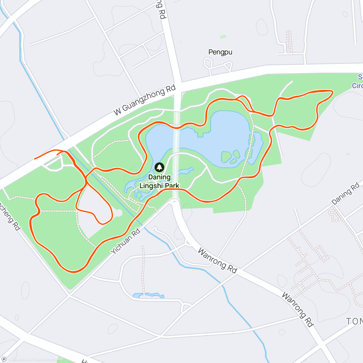 Map of the activity, Sept. Run 3