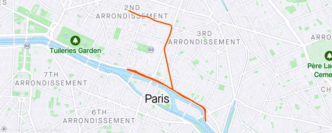 Map of the activity, RUN WITH MY 🦸