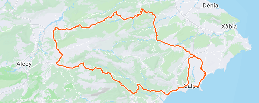 Map of the activity, Easy endurance 🙄