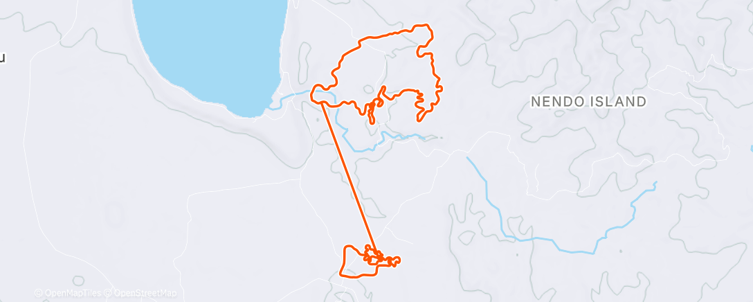 Map of the activity, Zwift - FTP Ramp Test [Lite] on Chain Chomper in Makuri Islands