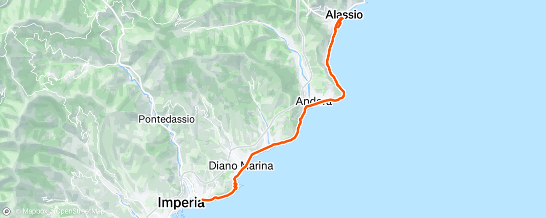 Map of the activity, Finding my flow in Italy