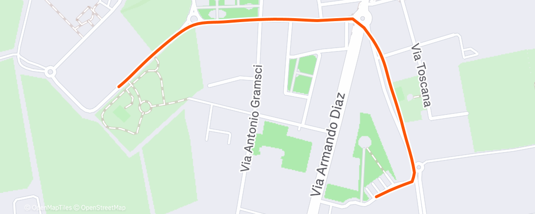 Map of the activity, Defa