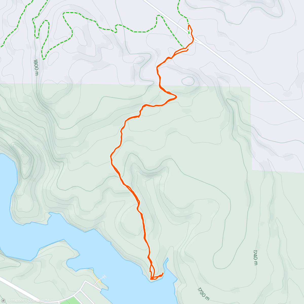Map of the activity, Dinosaur Tracks