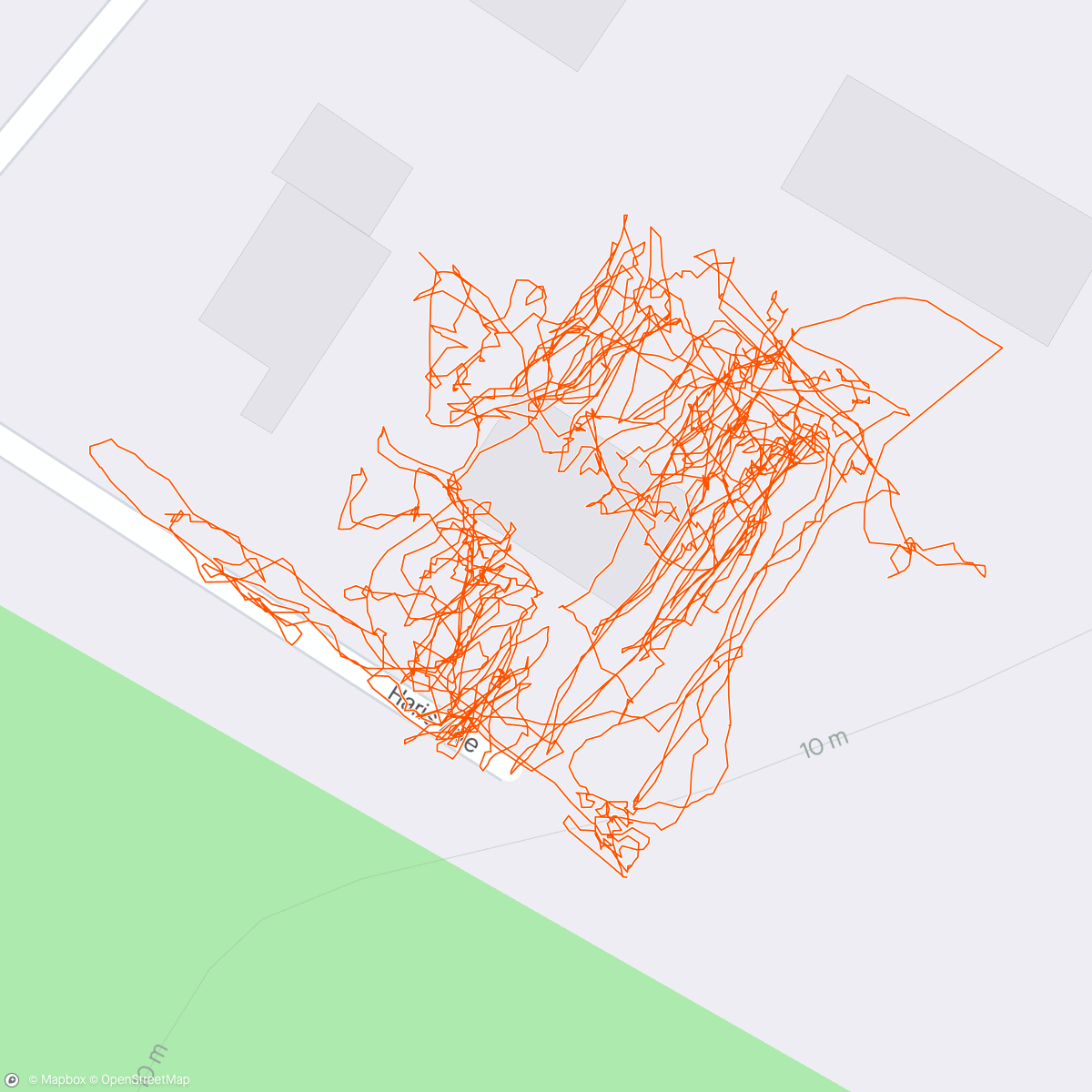 Mapa de la actividad (Post hills Mow)