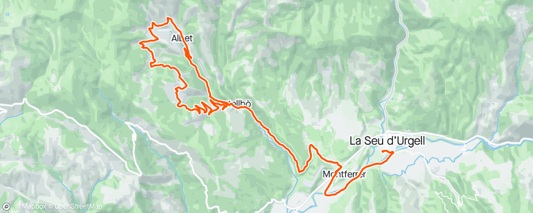 Map of the activity, Morning Ride