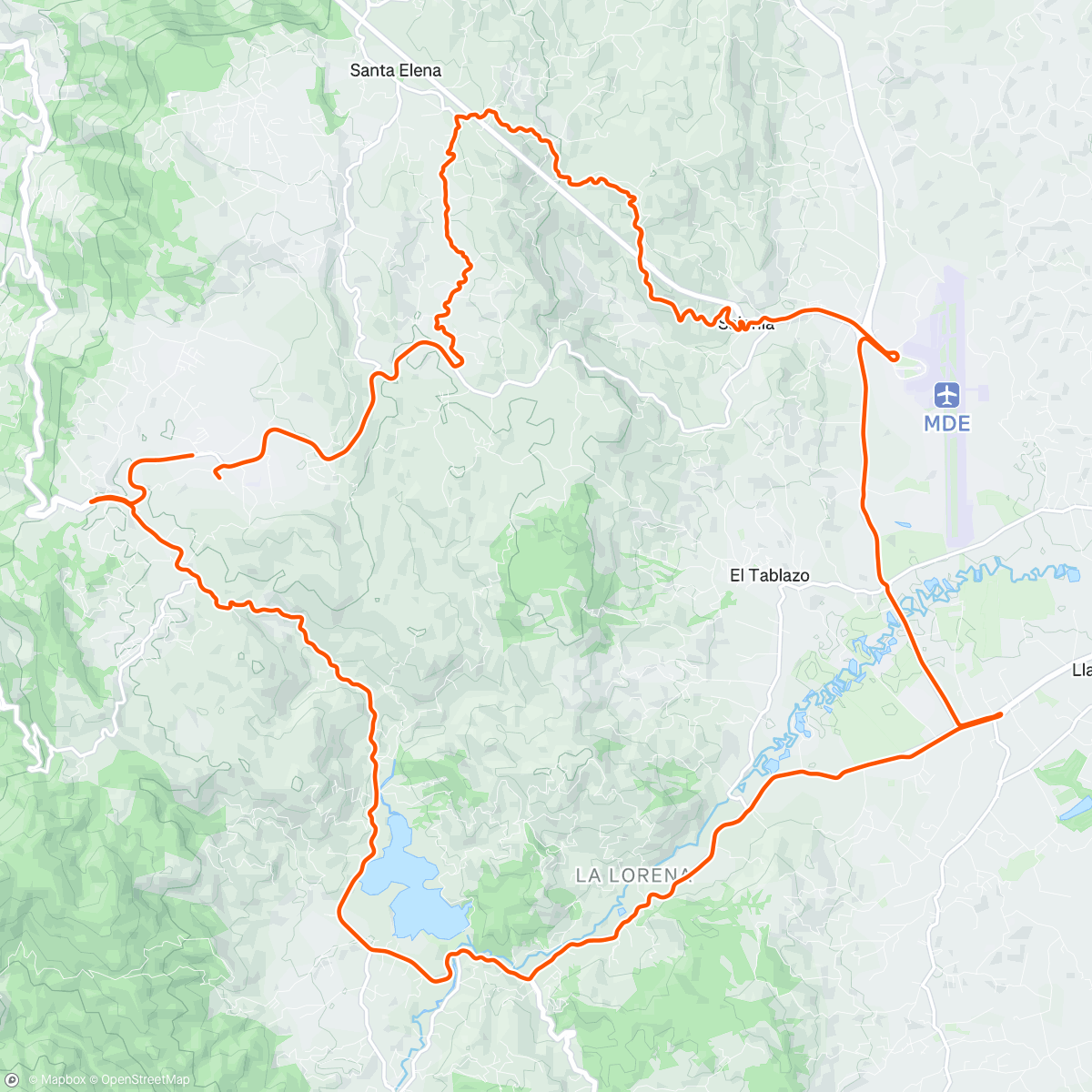 Map of the activity, Morning Ride