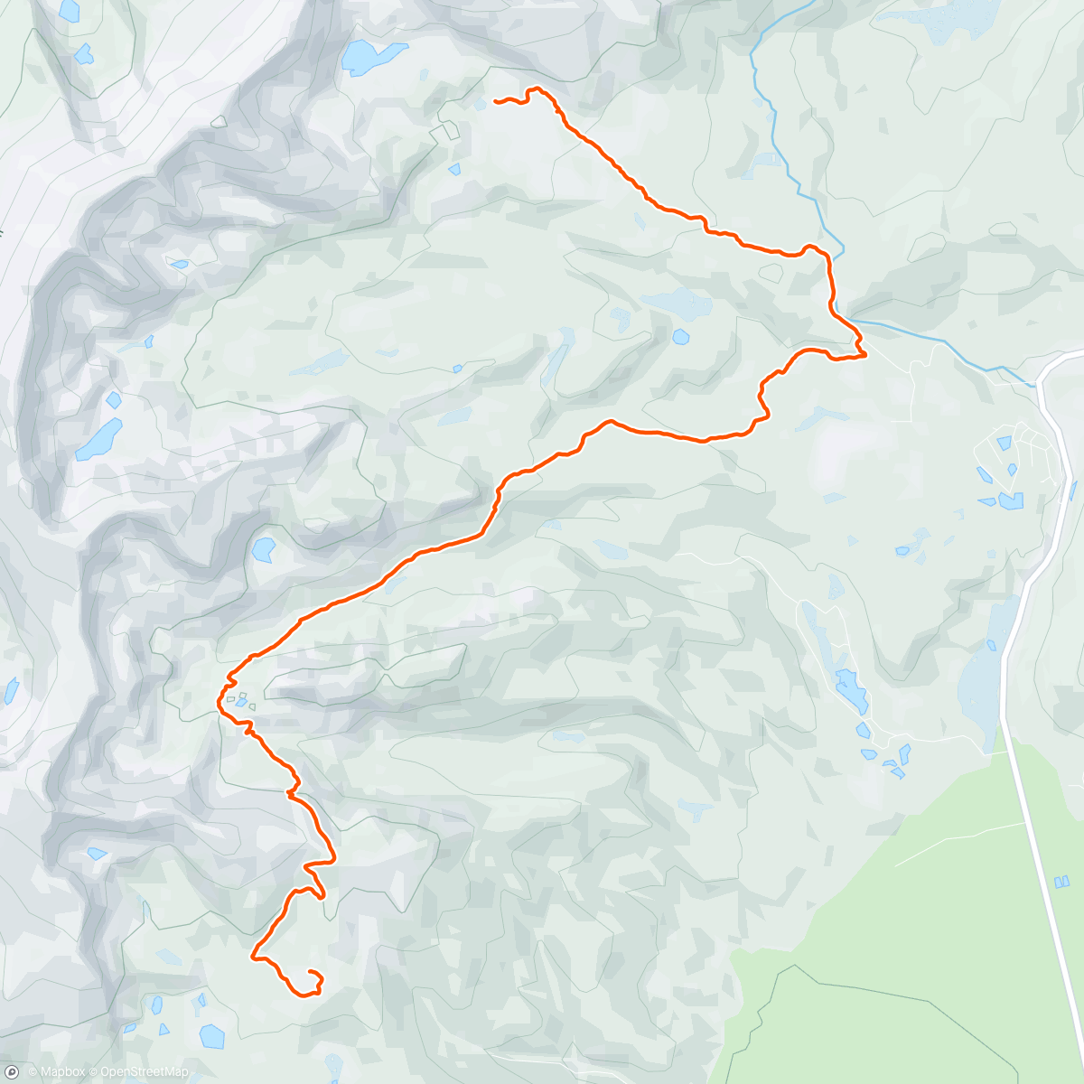 Map of the activity, Day 2: Uncle Bud’s to 10th Mountain Division Hut, Colorado Trail/CDT