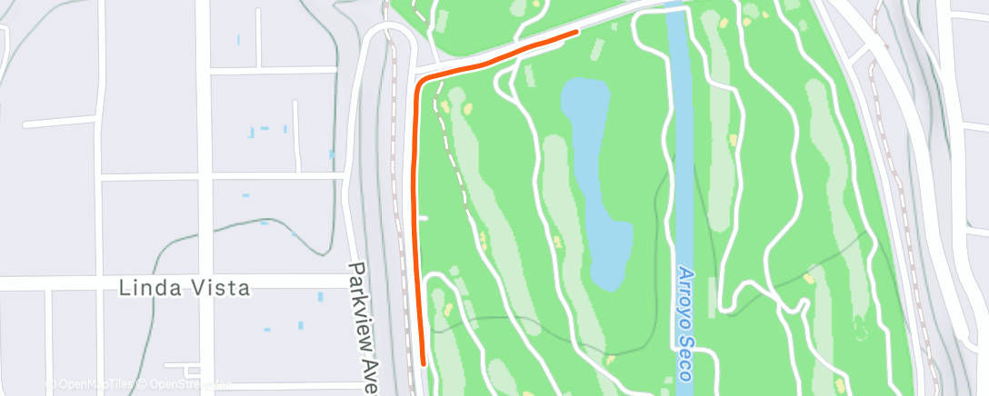 Карта физической активности (Afternoon Run)