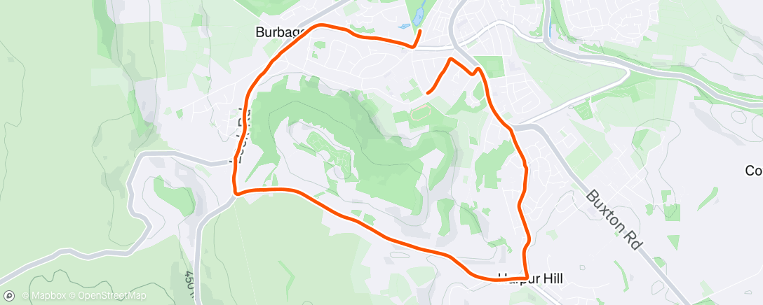 Map of the activity, Grin Low cool down