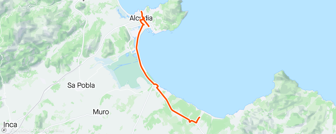 Map of the activity, Majorque