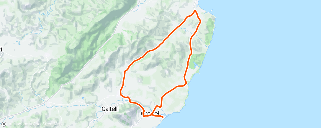Map of the activity, Giro Sardegna - Medio Stage 2 - Time Trial