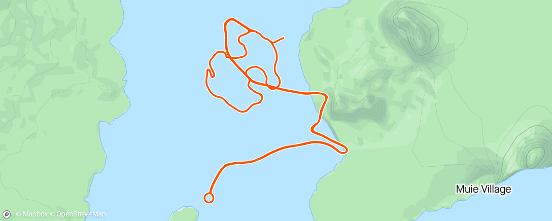 Карта физической активности (Zwift - Climb Portal: Cote de Trebiac at 100% Elevation in Watopia)