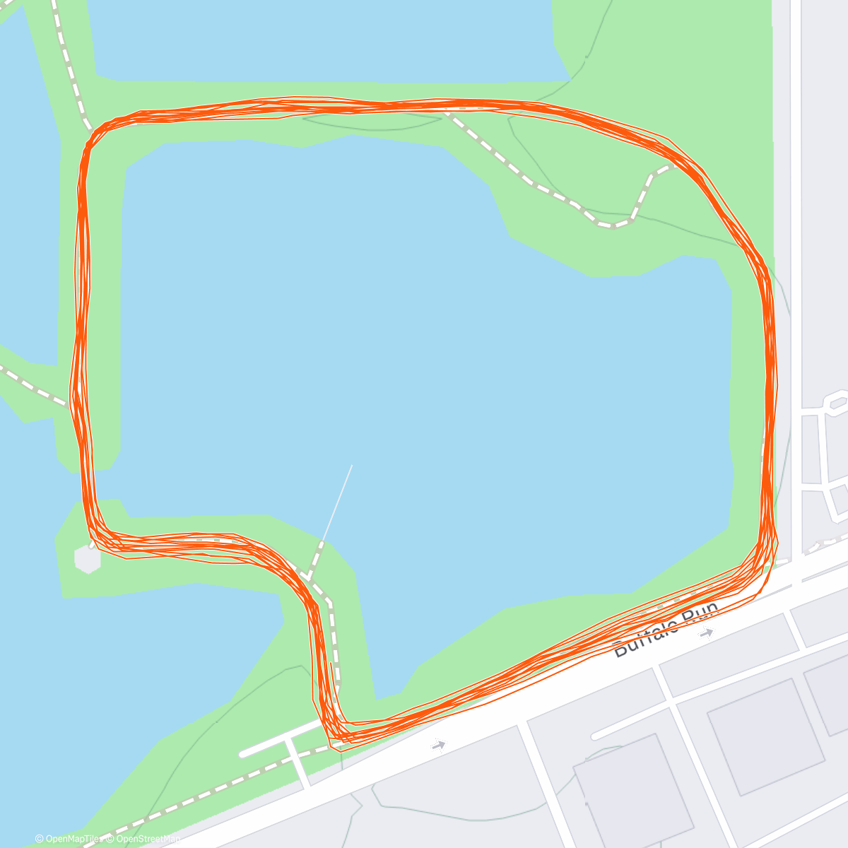 Map of the activity, Race Director Banditing