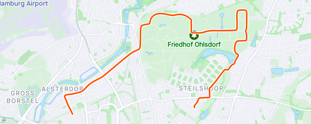 Map of the activity, Fahrt am Morgen🚴‍♂️🌦👍