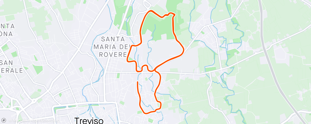 Map of the activity, Corsa dei vovi