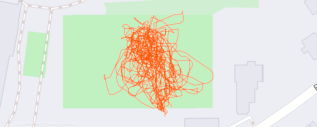 Map of the activity, Afternoon Ice Skate