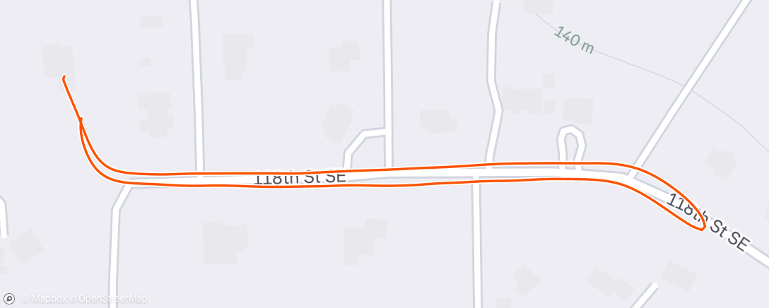 Map of the activity, Lunch Run