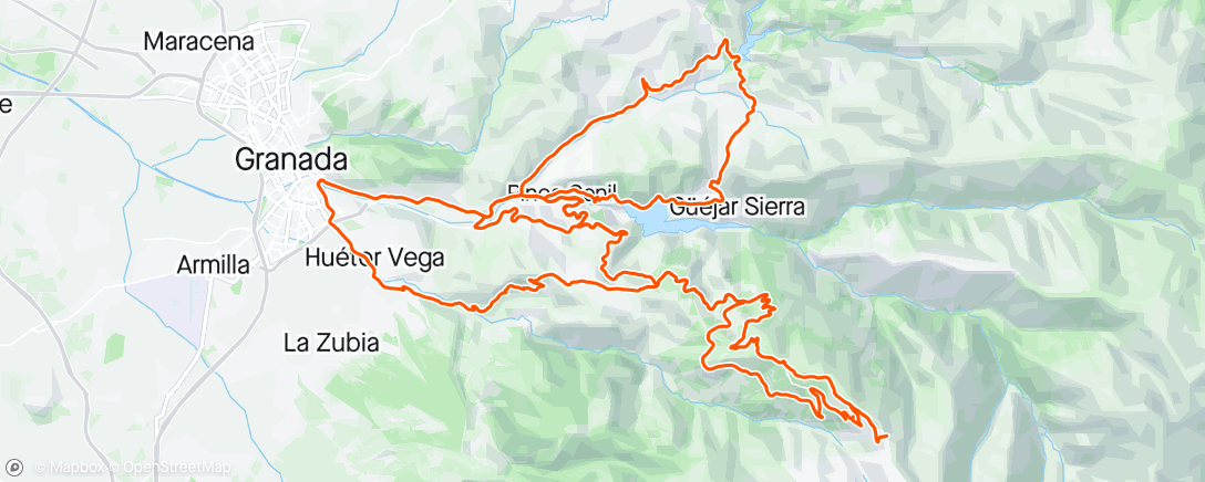 Map of the activity, Sierra #5
