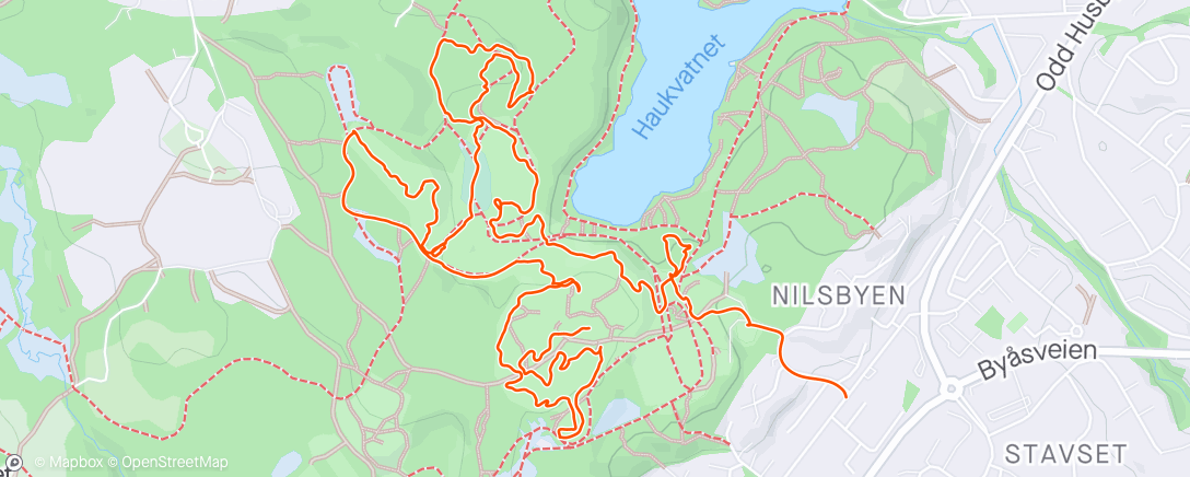 Map of the activity, Runde i Nilsbyen