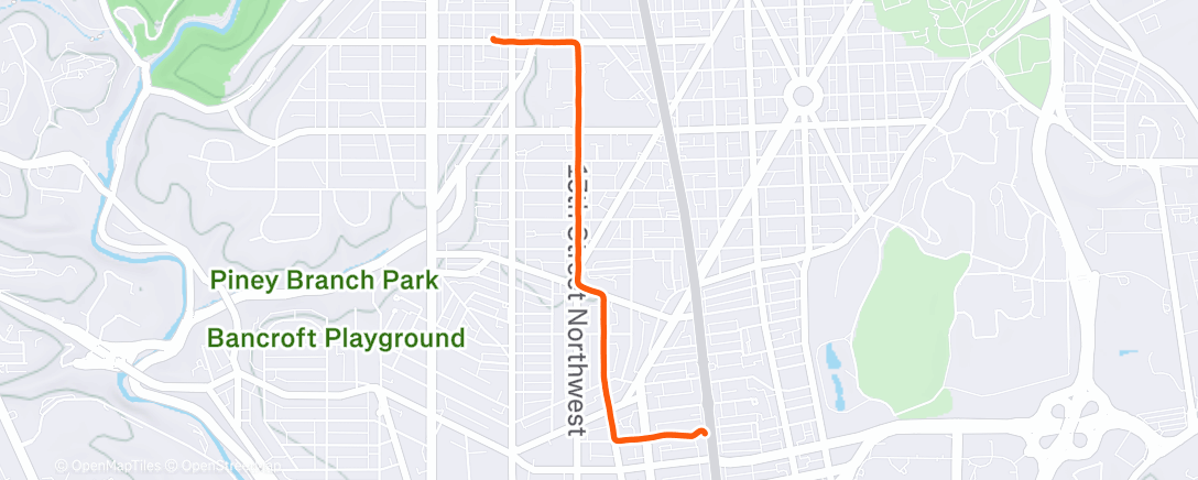 Map of the activity, Afternoon Ride