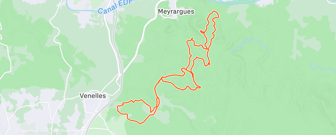 Map of the activity, Venelle humide avec Jérémy et Flo 👍