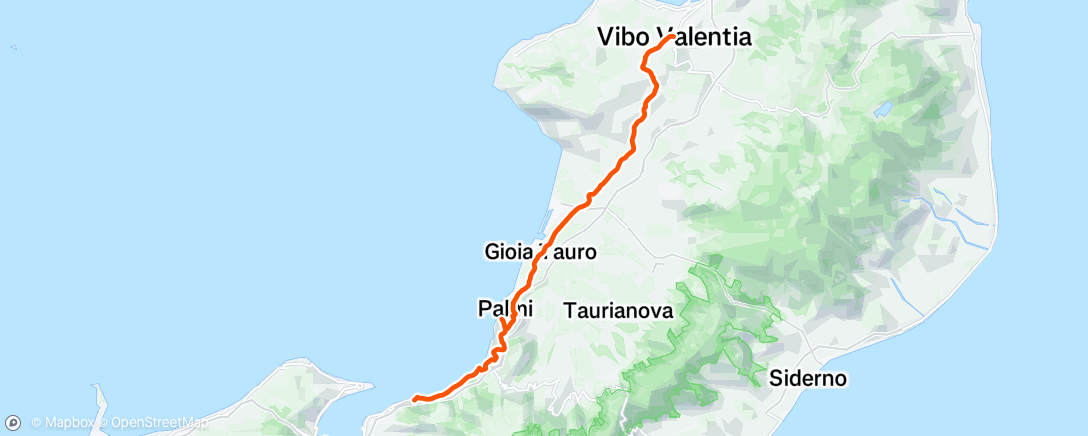 Map of the activity, Giro mattutino