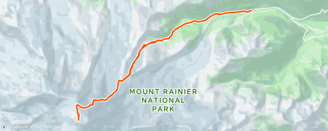 Map of the activity, Evening Hike