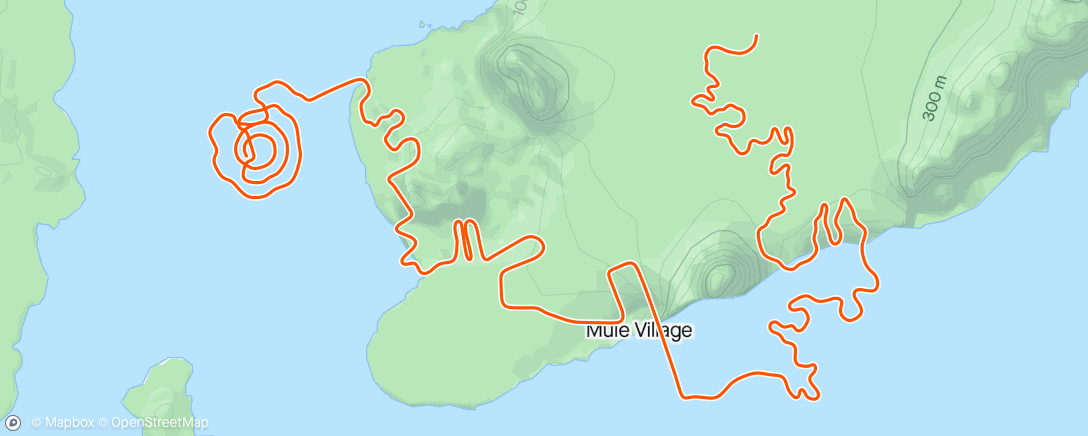 Mapa da atividade, Zwift - Day 3 in Watopia