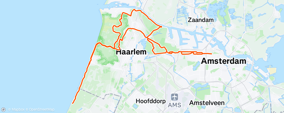 Map of the activity, Langevelderslag H T