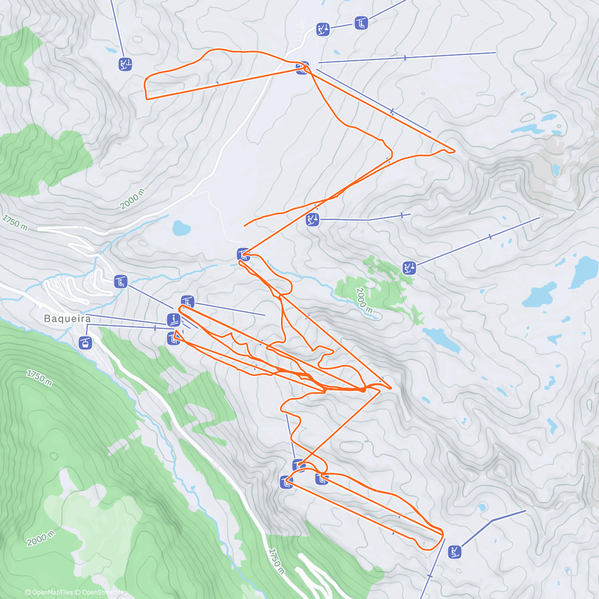 Map of the activity, Co los niños