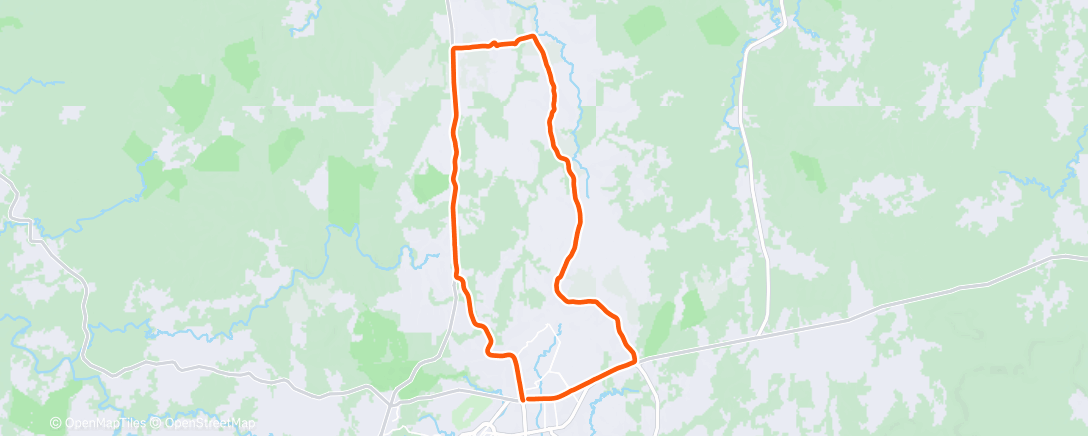 Map of the activity, Pedalada de bicicleta elétrica na hora do almoço