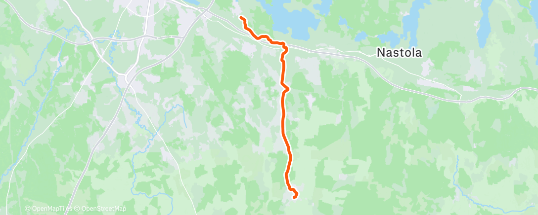 Map of the activity, Morning Ride