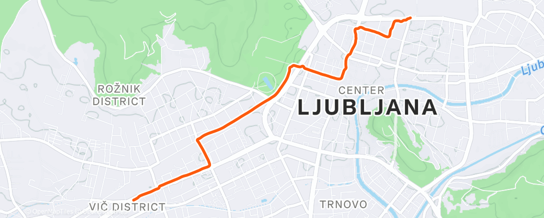 Карта физической активности (Morning Ride)