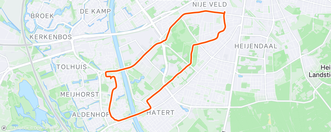Map of the activity, Duurloopje