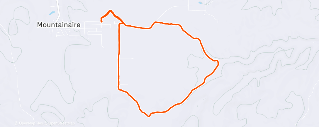 Map of the activity, Recovery Month = Complete ✅️