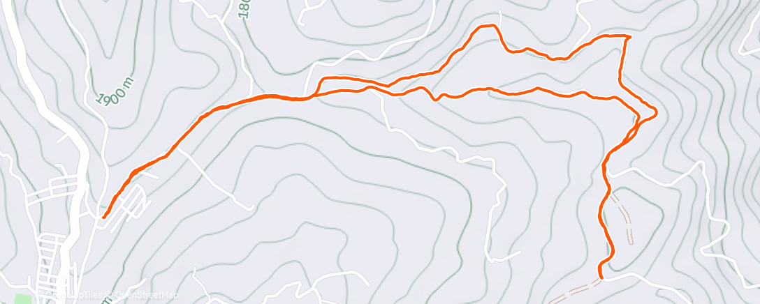 Map of the activity, Caminata por la mañana
