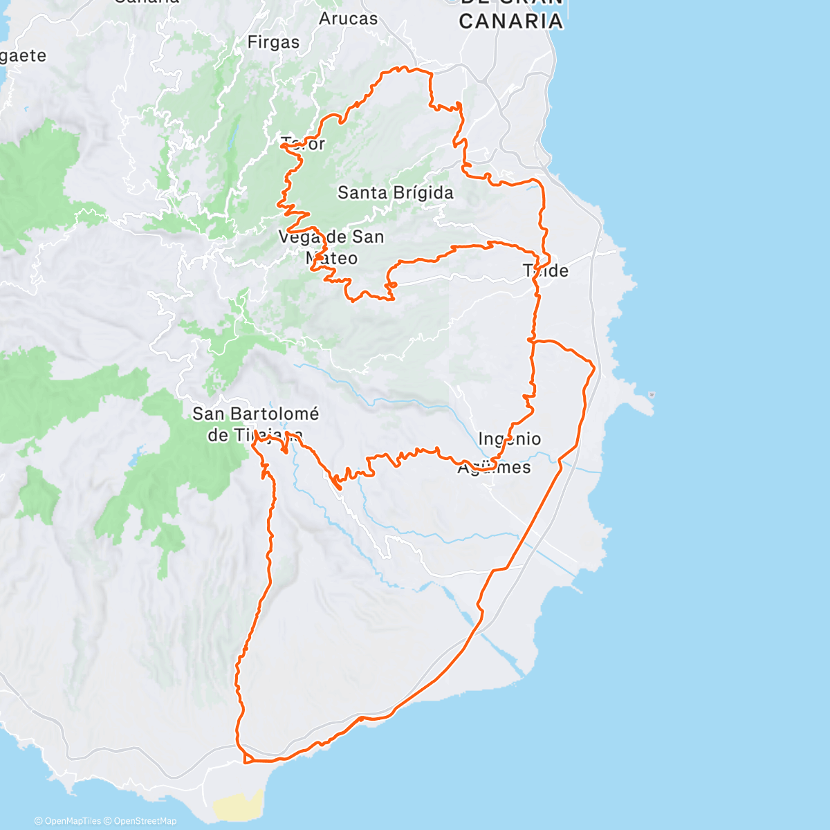 Map of the activity, GC25 #25