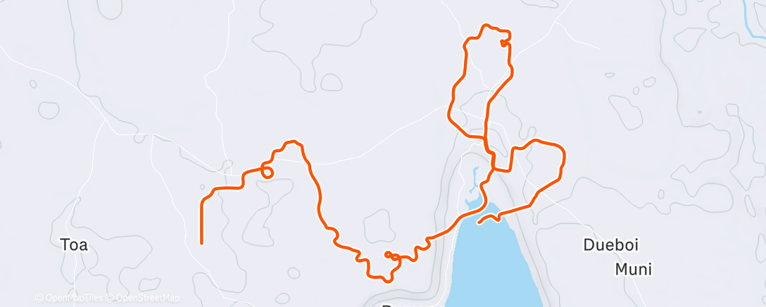 Map of the activity, Zwift - Makuri Madness in Makuri Islands