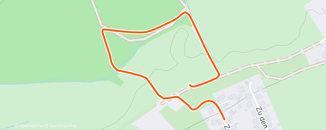 Map of the activity, Spaziergang am Morgen