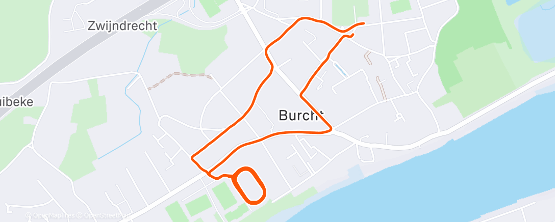 Map of the activity, Schaatsen op de piste ⛸️